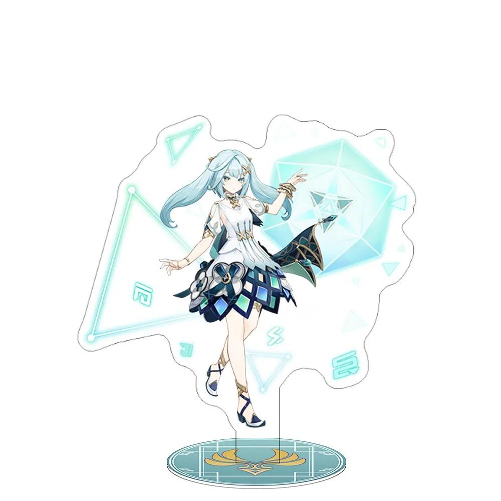 Anime Wanderer Faruzan Cyno Nahida Acrylic Stand Keychain Vertical Creative Desktop Ornament Game Accessories