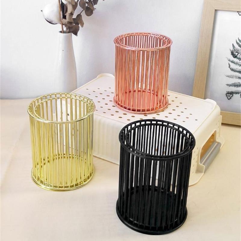 Pen Holder Shelf Pencil Holder Organizers Home Office Decorative Makeup Brush Cup Desktop Decorations Desk Organizers