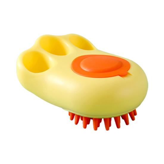 Pet Hair Brush Comfortable Grip Non-Slip Soft Massage Cartoon Shape Pet Cat Dog Hair Cleaning Brush Pet Supplies