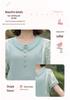 2026 Elegant Short-Sleeved Plus Size Set for Middle-Aged Women – Summer Chinese Style Loose Top Blouse