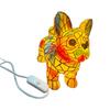 Iridescent Dog USB Night Light - Atmospheric Desktop Ornament