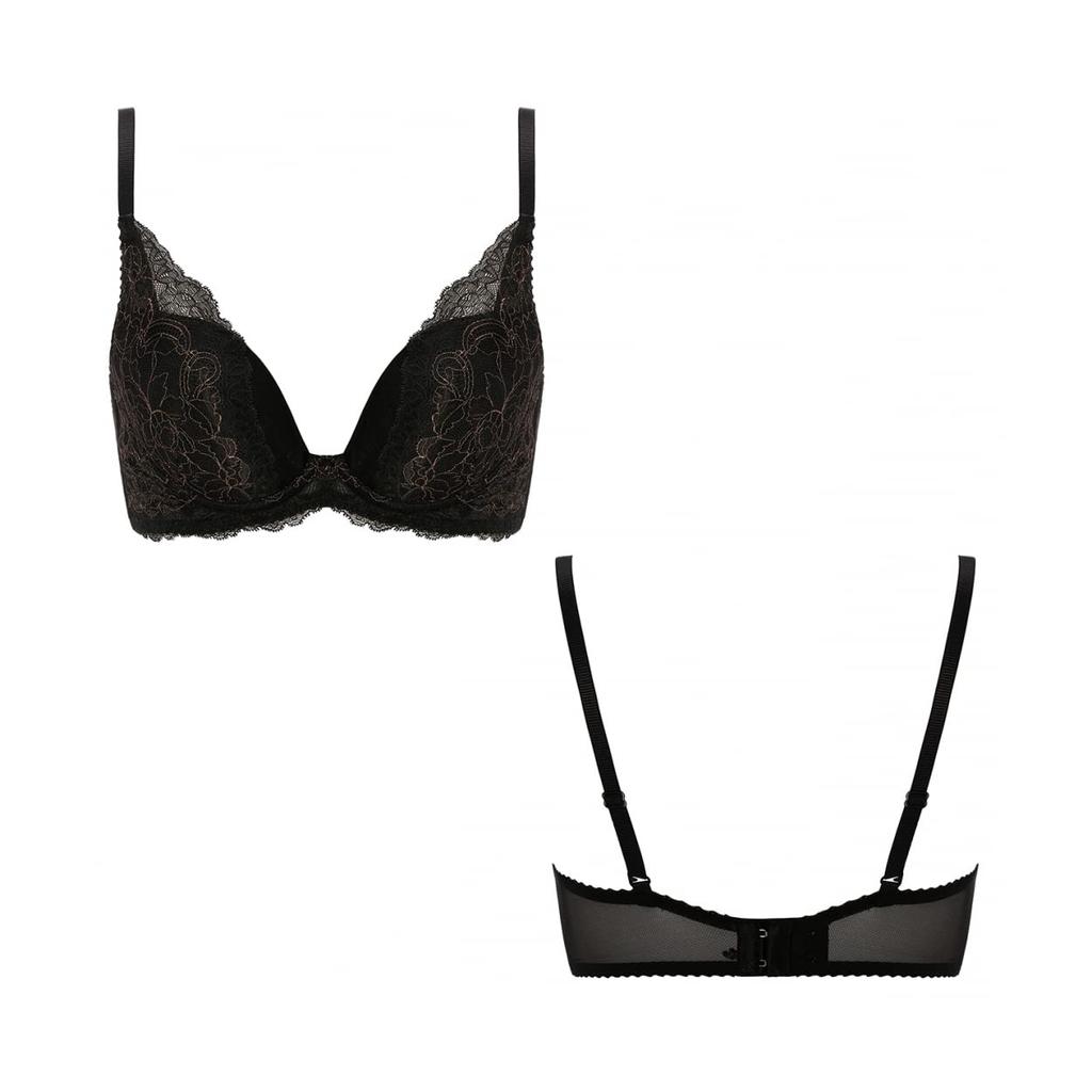 AMOSTYLE Bra Shining Butterfly M002 Size F65 High-Arm Shape-Up (Terracotta)