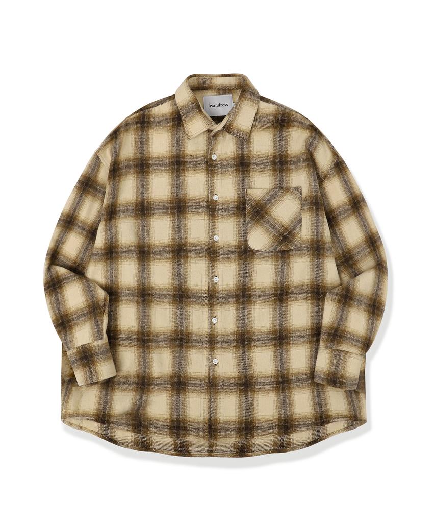 AVANDRESS Peter Check Shirt Brown