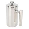 French Press Coffee Maker 350ml Stainless Steel Double Insulated Heat Resistant French Press Pot