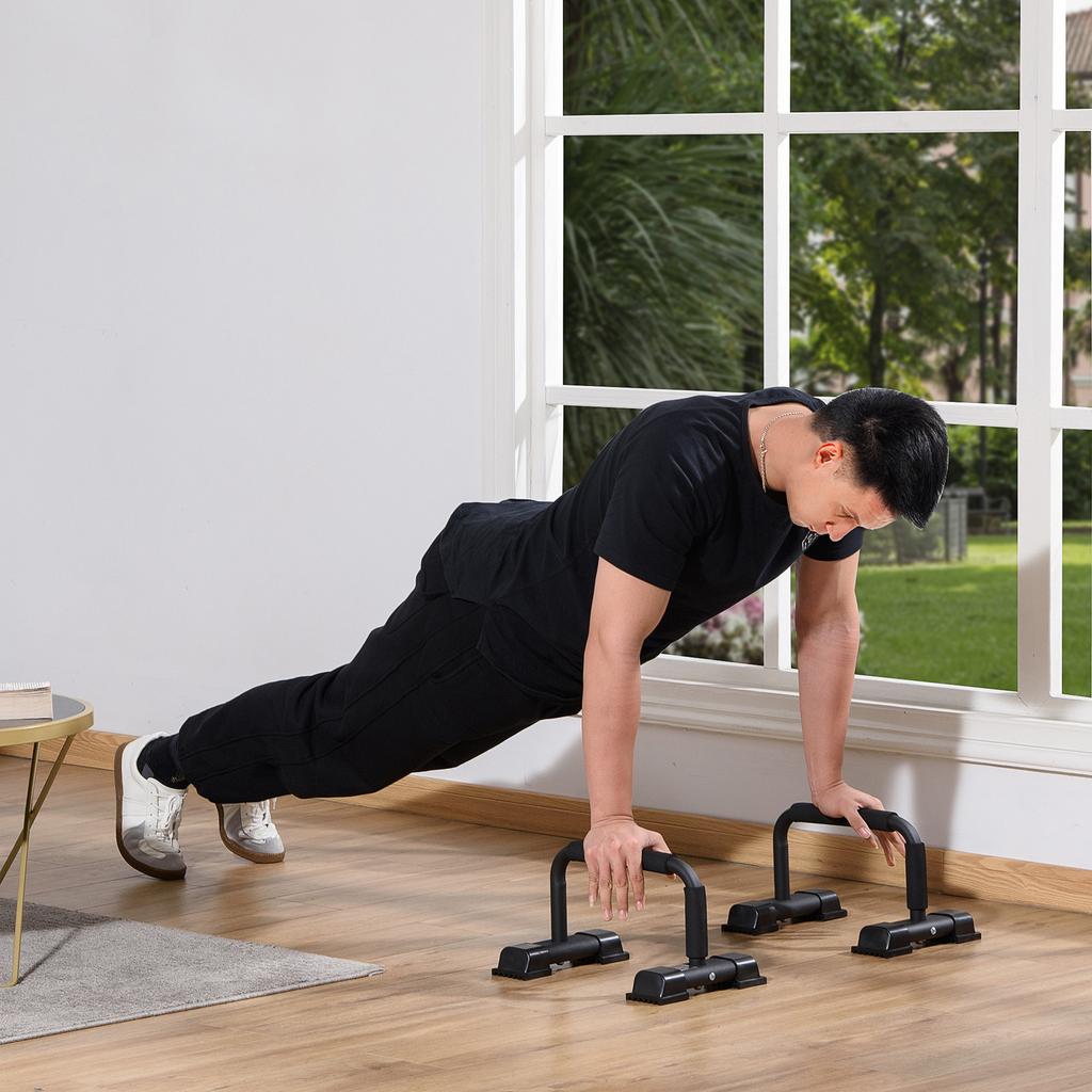 Dip-Stangen 2-teiliges Set Dip-Station bis 120 kg Tragfähigkeit Dip-Stange Fitnessgeräte für Zuhause Parallettes Calisthenics-Geräte für Kraft