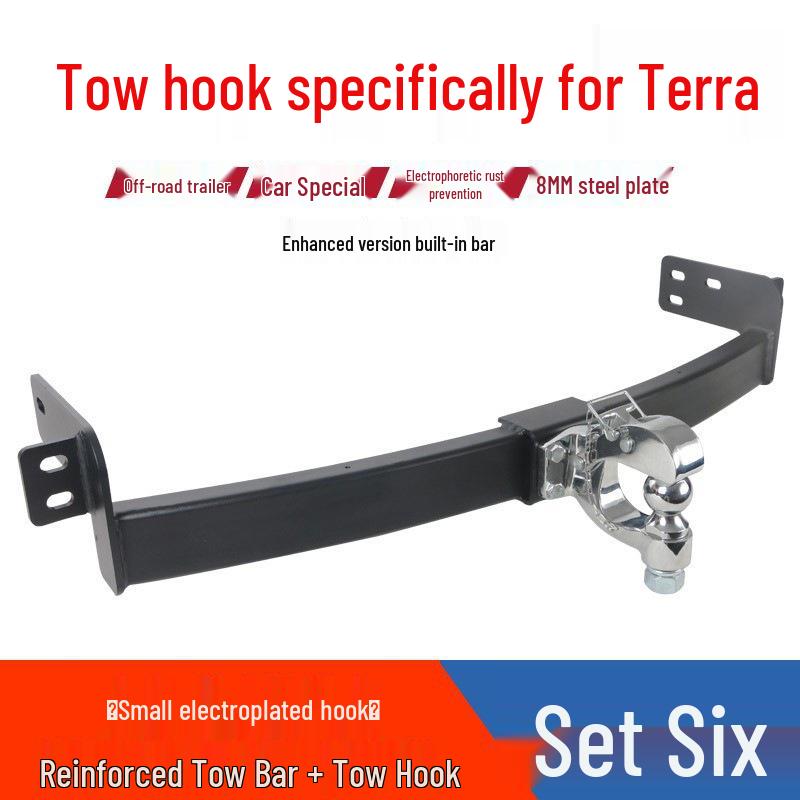 Nissan Terra Trailer Hooks and Support Bars: Modified Tow and Rear Hooks