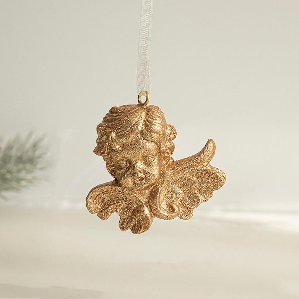 

Gold Christmas Deer Pendant Cartoon Pinecone Decoration Hotel Office Decor Style 11
