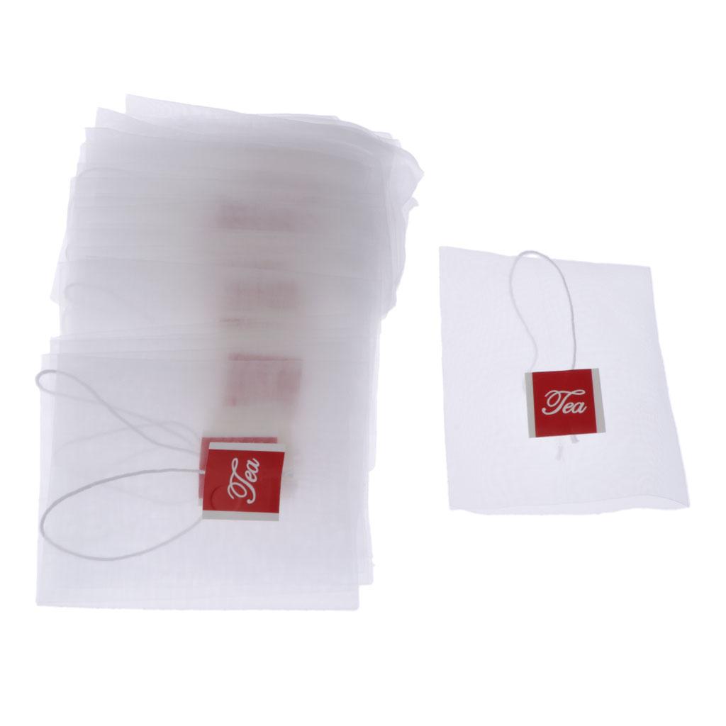 5 Empty Nylon Mesh Tea Filter Bags Disposable Herbal Tea Filter