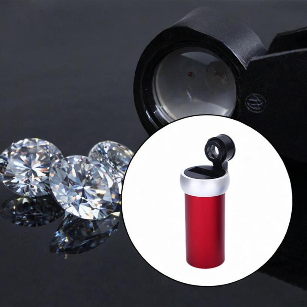 30x Lens Loupe Inscription Viewer Lightweight Magnifying Glass Inspection Tool for Close Work Gems