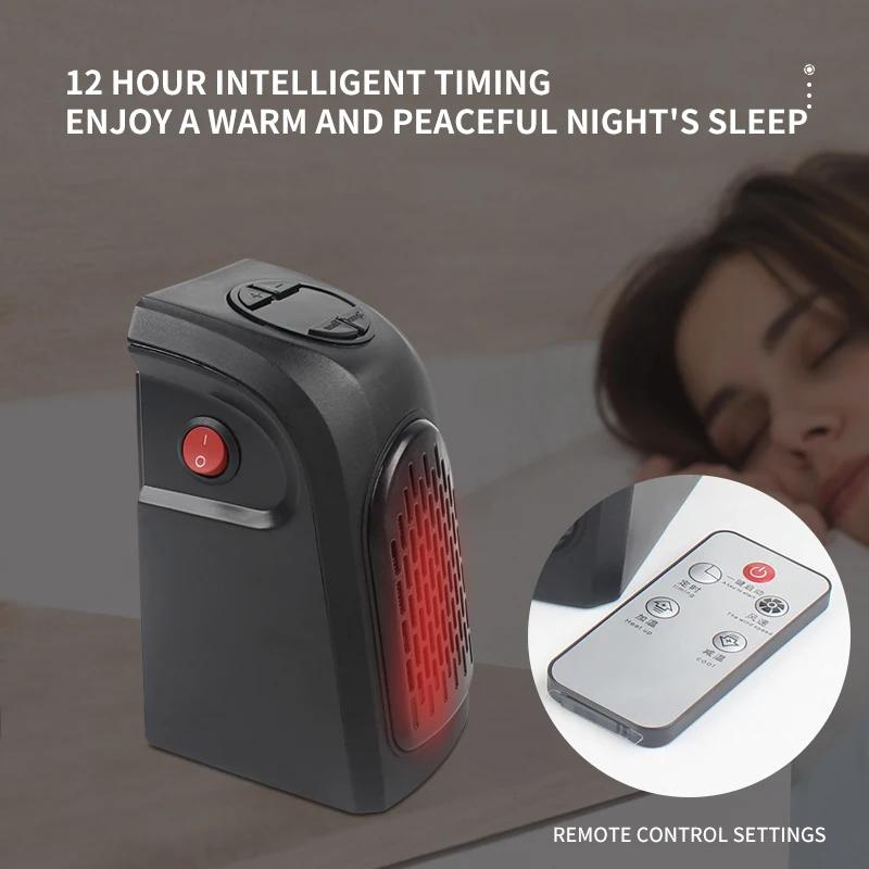 Portable Electric Heater Plug In Wall Room Heater Home Appliance Heating Stove Mini Radiator Heater Fan Warmer Machine