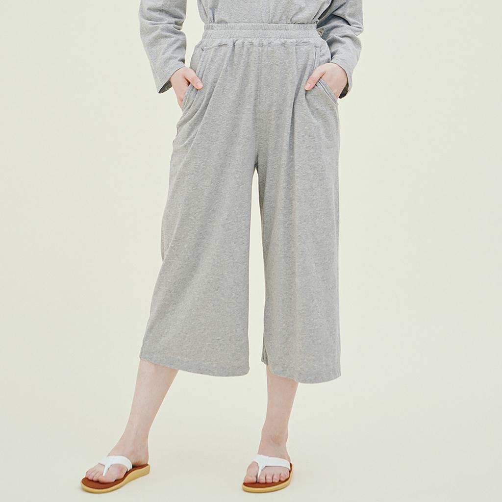 CHIQUITA Jersey Pants (Cotton) Grey 242502Sgr