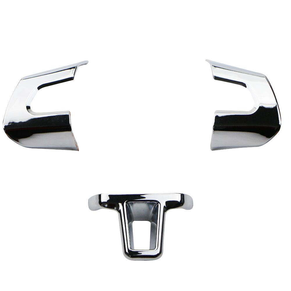 

Хромированная накладка-вставка на кнопку рулевого колеса автомобиля для VW 2009-2013 Golf 6 Mk6 Bora 2011-2014 Polo Jetta Eos Touran Caddy Аксессуары 3pcs a set