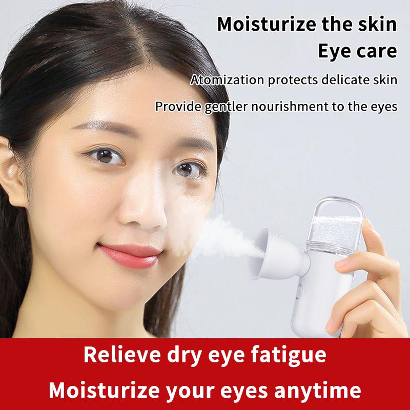 Nano Eye Mist Sprayer Electric Eye Steamer With Compress Moist Relief Dry Eyes Portable Eye Mister Drops Tool
