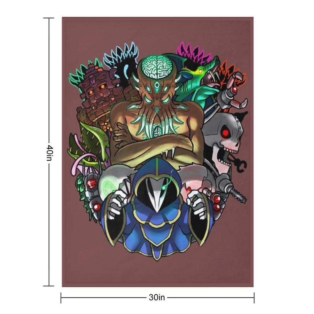 Terraria Boss Rush Hardmode Edition Throw Blanket Comforter Vintage for sofa Soft Plaid Blankets