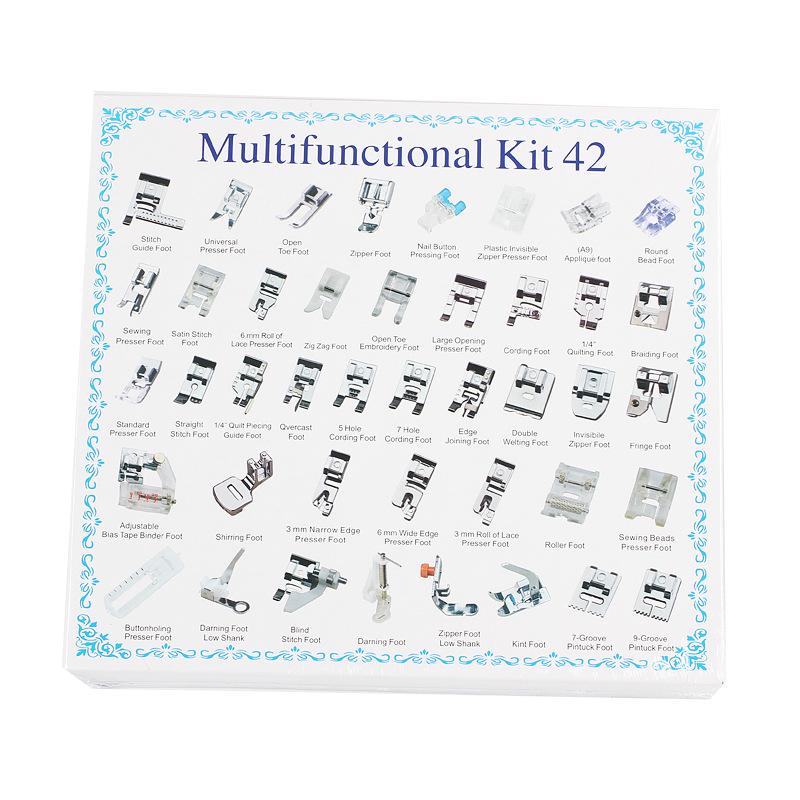 Multifunktionales Nähmaschinen-Nähfuß-Set - 32-teilig, 42-teilig, 48-teilig, 52-teilig, 62-teilig, 72-teilig Deluxe-Optionen verfügbar