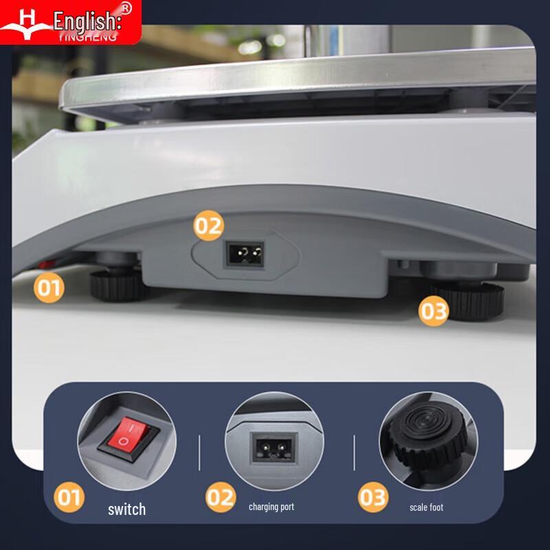 Rechargeable High-Precision Commercial Counting Scale