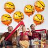 6 Pieces Basketball Balloons 18 Inch Ball Foil Balloons For Basketball Birthday Party Decorations Sports Party Kids Baloons Toys