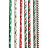 25pcs Disposable Christmas Paper Straws Snowflake Xmas Tree Drinking Straw Merry Christmas Decorations New Year Party Decoration