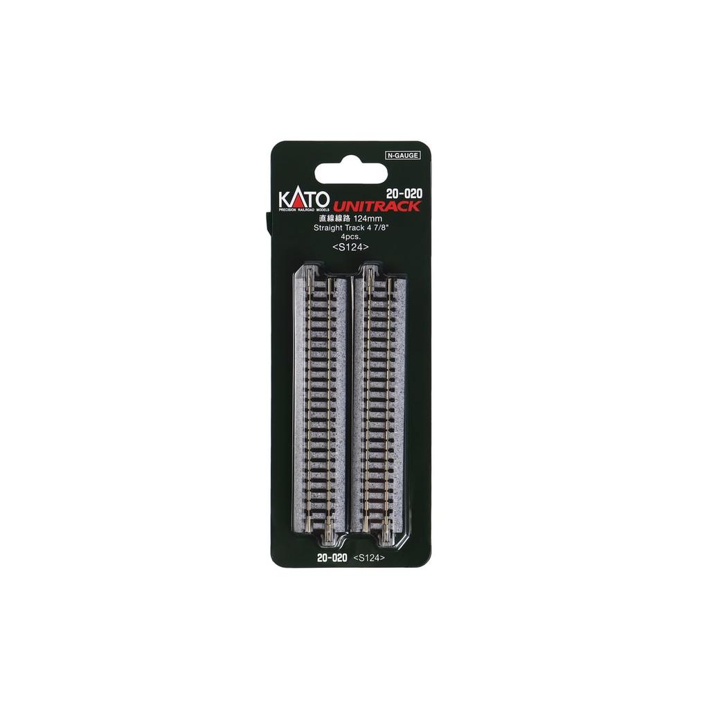 KATO N Gauge 124mm Straight Track 4 Pieces 20-020 Railway Model Accessories