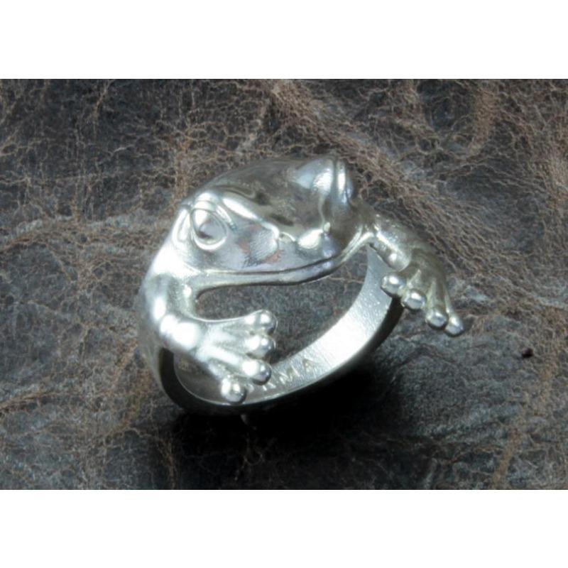 Meier Stilvoller Froschring übertriebener Schmuck Mode kalter Stil Legierung Froschring
