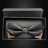Fashionable Metal Corner Bowtie Men's Suit Shirt Double-layer Wedding Tailcoat Butterfly Tie Men's Accessories with Gift Box