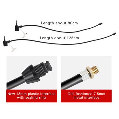 Connecteur de Tube d'Extension pour Pompe à Air de Vélo - Tuyau de Vélo, Embouts Gonfleur de Pneu, Accessoires pour Équipement de Cyclisme