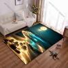 Ethereal Glowing Stream Under Moonlight Carpet Yoga Living Room Room Decor Children's Crawling Mat Doormat Area Rug
