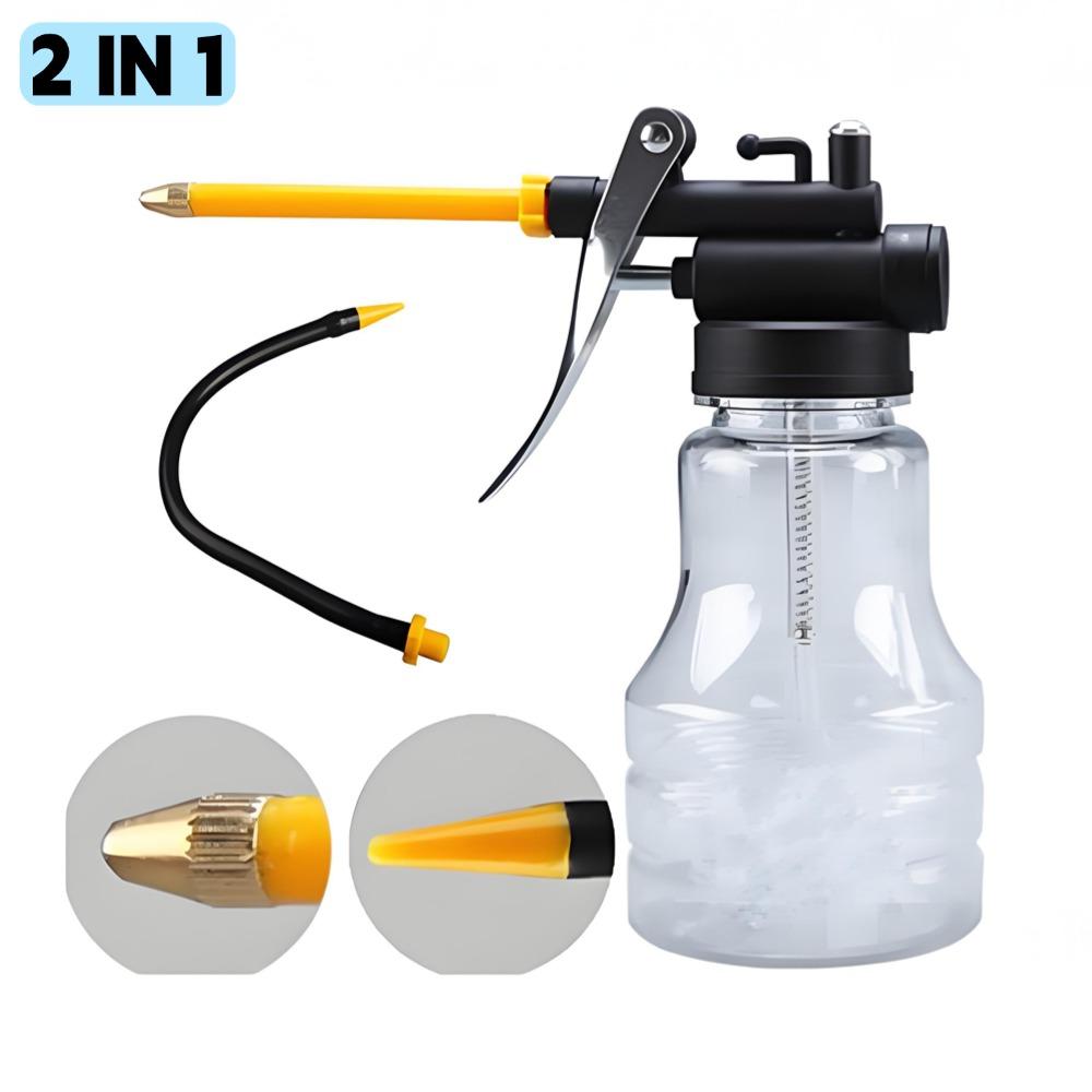 

250 мл Масленка Пластиковая Прозрачная Масленка Высокого Давления Ручной Шприц для Смазки Маслолейка с Жестким Носиком