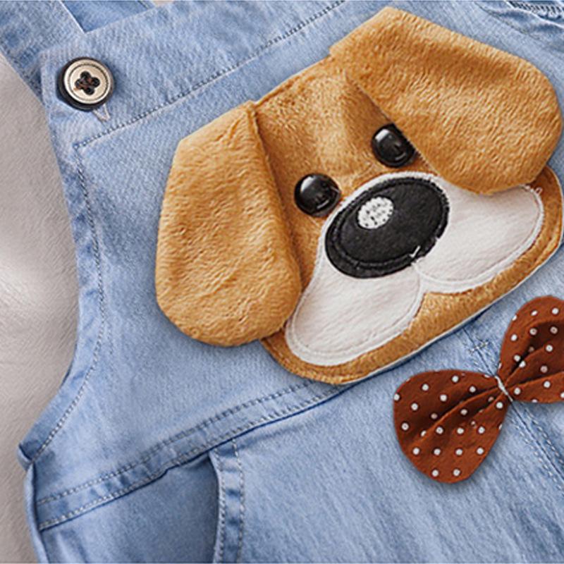 2022 Summer Korean Style Denim Overalls for Kids (0-3 Years)