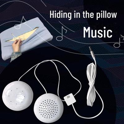 3,5 mm Musik Kissen Mini-Lautsprecher: Plug & Play Dual-Lautsprecher für besseren Schlaf