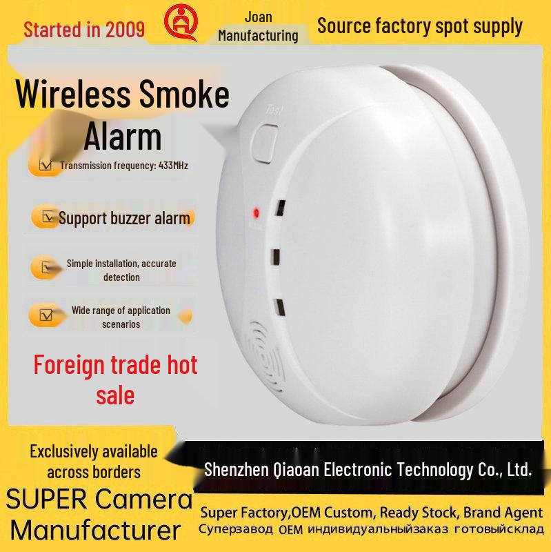 

Smart Wireless Smoke Detector with Mobile Connectivity for Home and Commercial Use