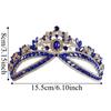 Baroque Style Wedding Crystal Crown Gorgeous Design Queen Crown Bridal Tiara  Bridal Accessories