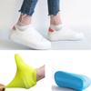 1 Pair Rain Boot Cover Waterproof Silicone Shoe Covers Anti-Slip Elastic Overshoes Thickened Rainproof Shoe Protectors