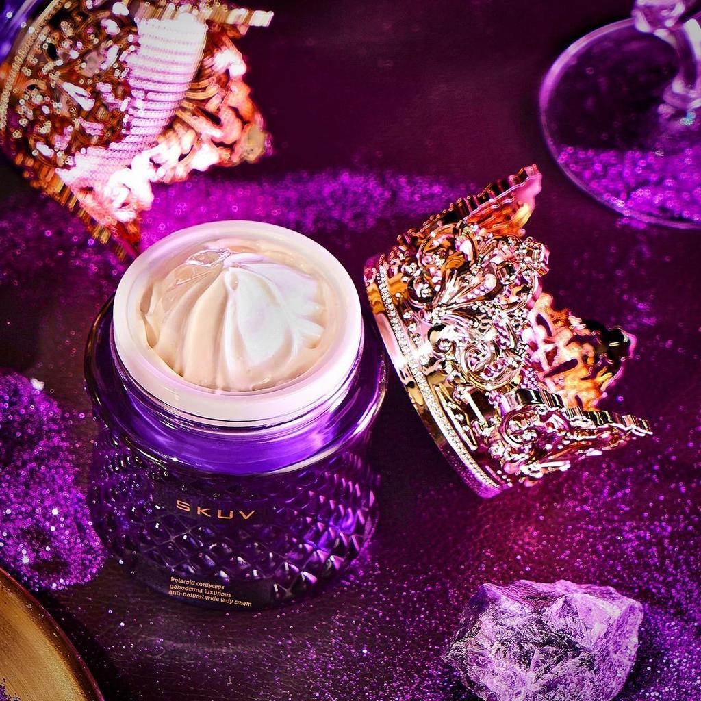 Cordyceps Ganoderma Luxury Anti-Wrinkle Face Cream Soft Skin Rejuvenation Fine Line Reduction