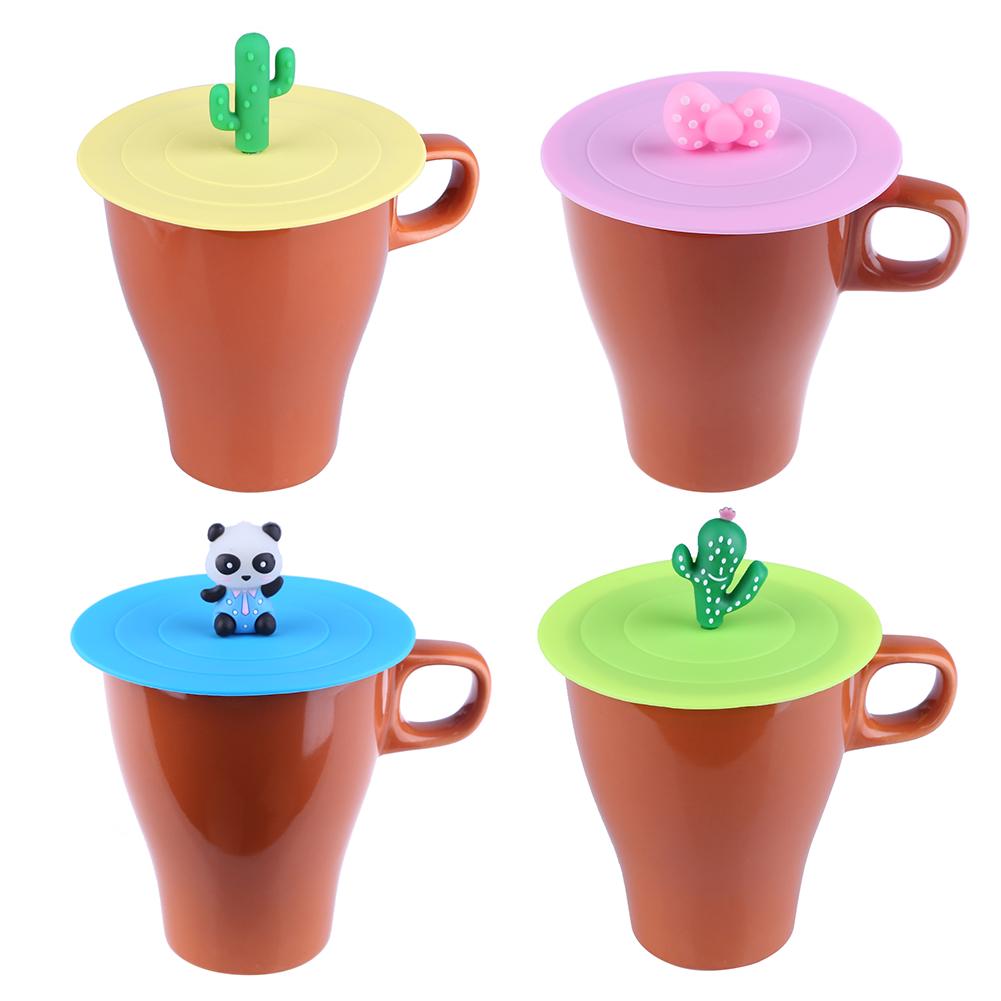 Coffee Tea Mug Filter Cup Cover Plastic Heat-Resistant Glass Cup Infuser Anti-slip Cup Cover for Kitchen Accessories