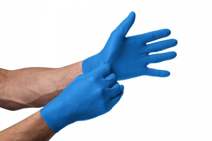 Nitrile Gloves 50 Pcs 10- Gogrip Blue