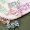 Acryl 12,5*29,1mm Lose Perlen candy Gelee Farbe DIY Schmuck Zubehör 10 stücke Für Armband Ohrring Herstellung