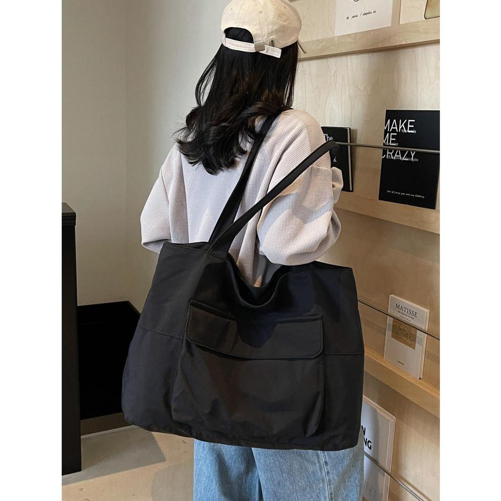 Versatile Bag for Women, Portable Tote Bag, Niche Design, High-end Sense, Shoulder Bag, Large Capacity Commuting Backpack