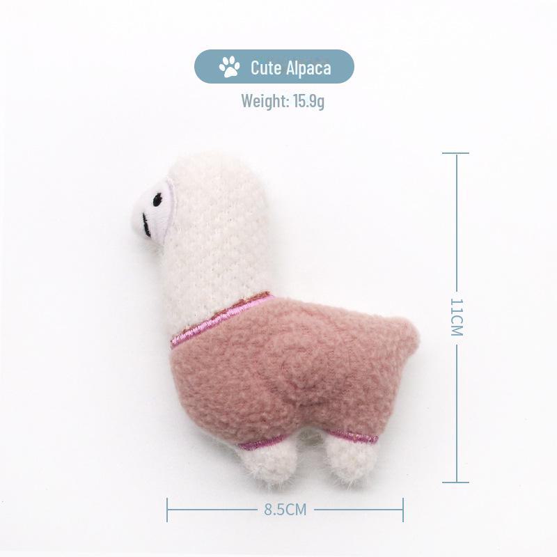 Plyšová hračka pro kočky s šantou kočičí: Samoobslužný, Odolný proti kousání a Odolný proti poškrábání.