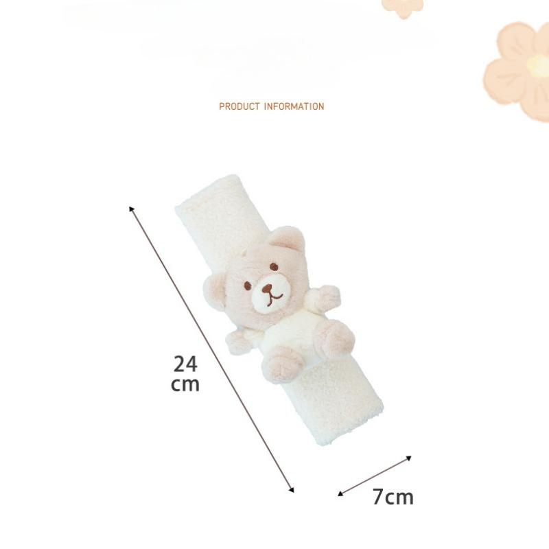Cartoon Car Seatbelt Cover Seat Belt Harness Cushion Auto Shoulder Strap Protector Pad for Girls Women Plush Safety Belt Cover