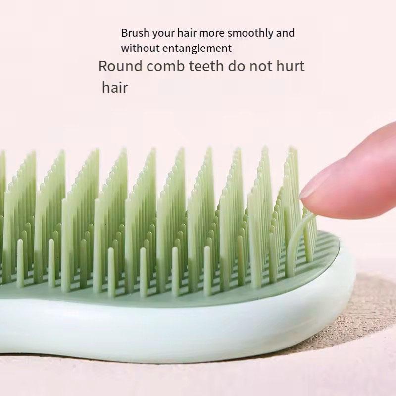 Naturally Curly Ultimate Detangling Brush Plastic Handle Comb For Home Use For Dry Wet Hair