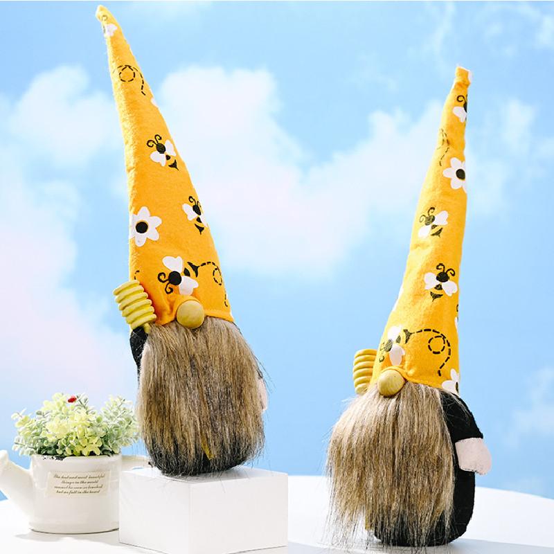 Bee Festival Faceless Doll With Handmade Crafting For Christmas Celebration And Gifts