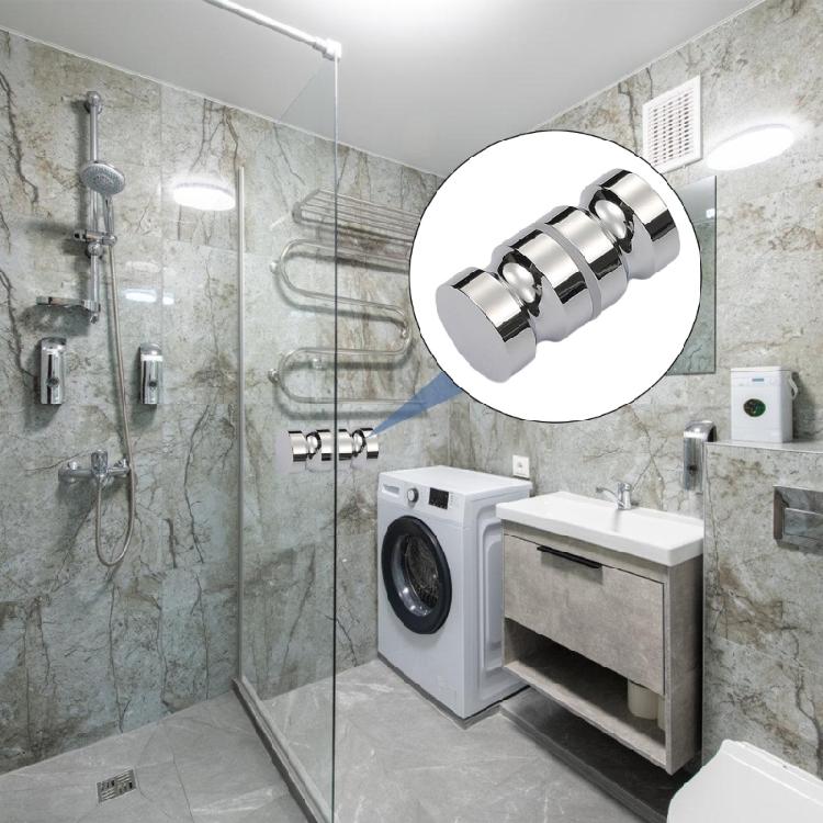 Aluminium Knob Rustproof Door Handle 80mm Length for Shower Door  designs  for Comfort & Styles in Home & Hotel Bathrooms