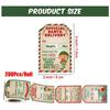 200Pcs/Roll Creative Christmas Gift Tags Stickers Greeting Cards Decorations  Christmas Decoration