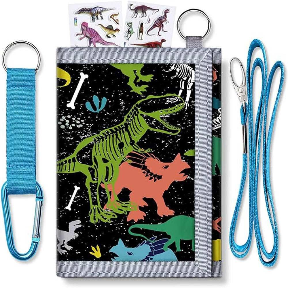 Creative With Zipper Kids Wallet Trifold Multifunctional Coin Pocket Cartoon Casual Card Holders
