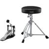 Roland DAP-3X Drum Accessory Set with Kick Pedal, Drum Throne, and Drumsticks