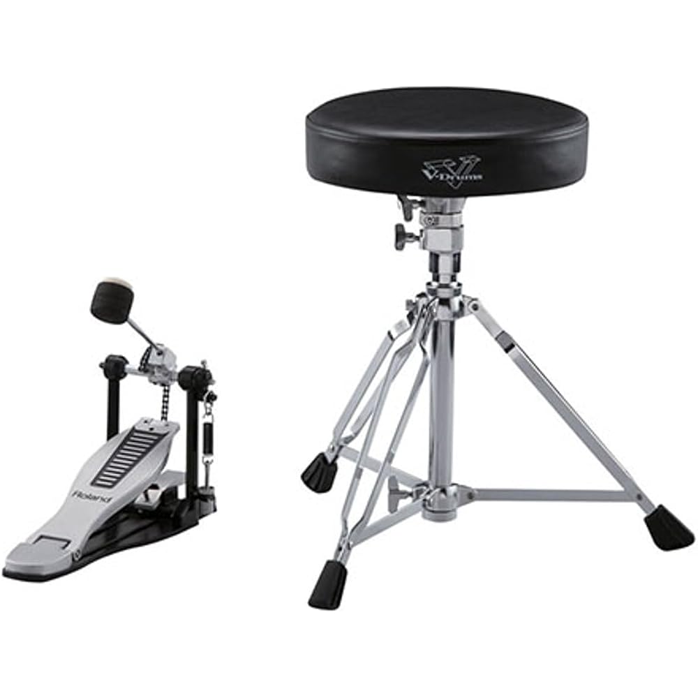 Roland DAP-3X Drum Accessory Set with Kick Pedal, Drum Throne, and Drumsticks