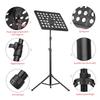 Flanger Collapsible Sheet Music Score Tripod Stand Lightweight Music Stand Retractable Metal Music Stand For Guitar Violin