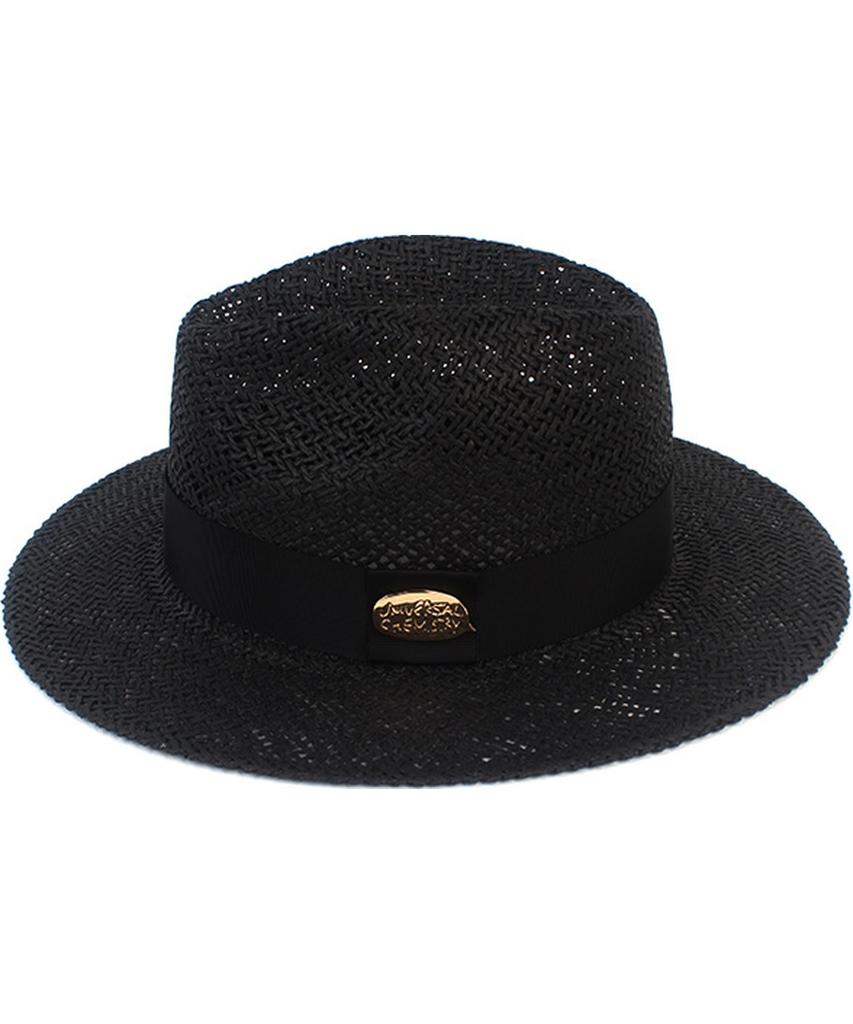 Yunibeosyeolkemiseuteuli Swing Basic Black Fedora Summer Fedora
