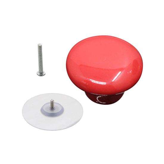 32mm kolorowe ceramiczne gałki do szafek Okrągłe akcesoria antykorozyjne Gładkie szuflady ciągnie do szafki